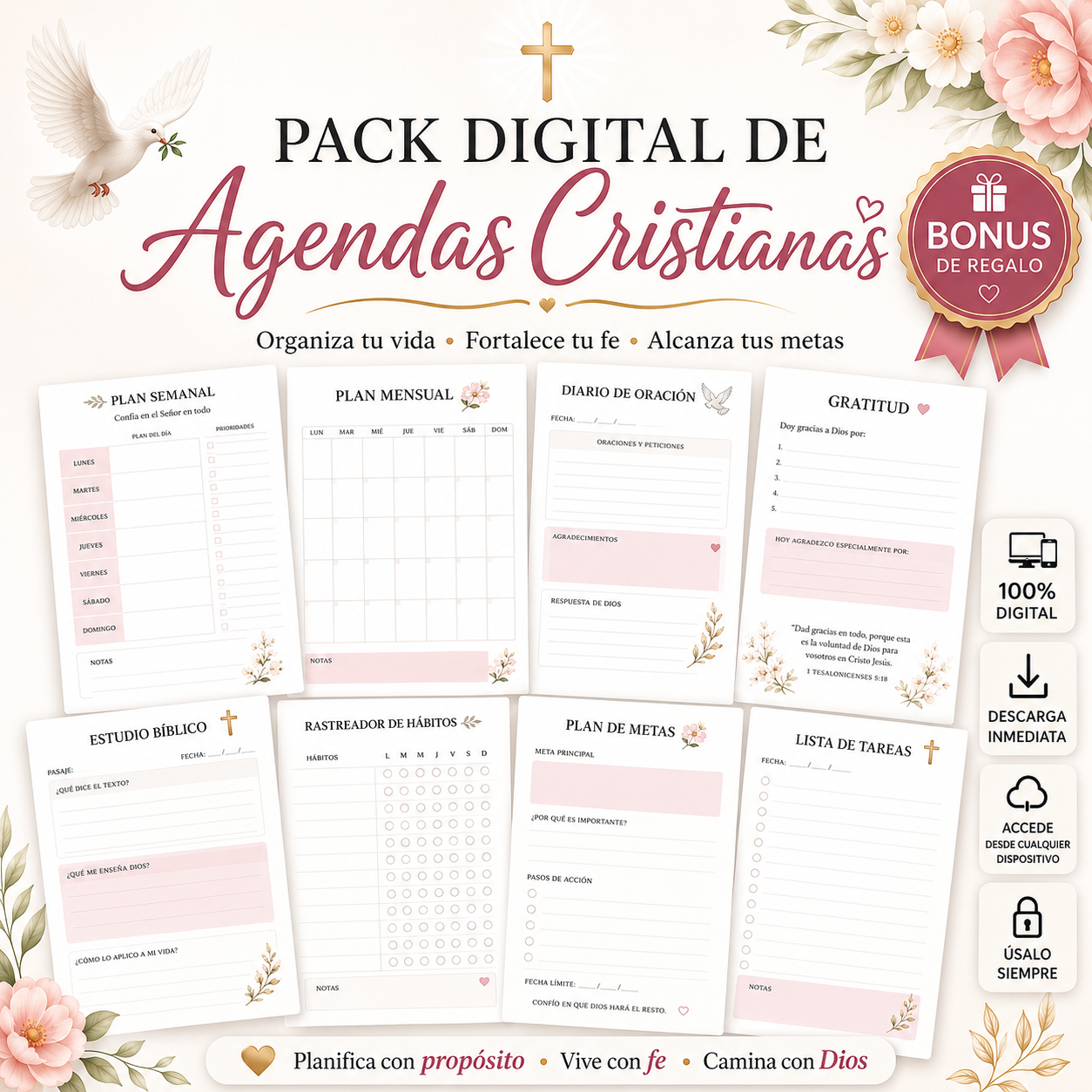 Pack de AGENDAS CRISTIANAS