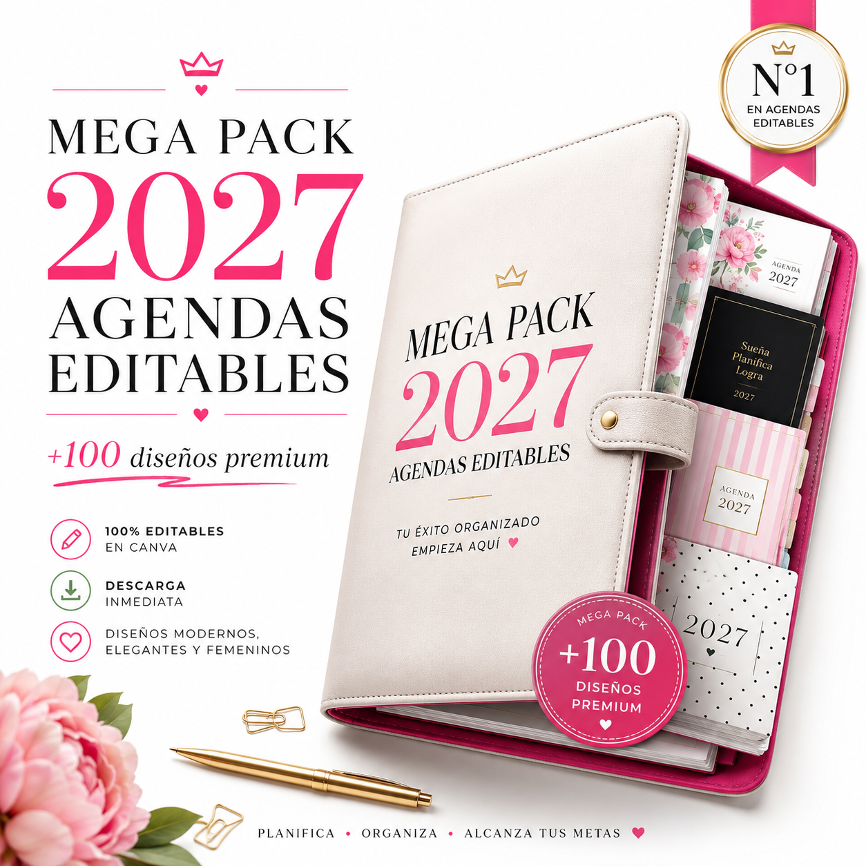 MegaPack de Agendas 2027 + Bonus de regalo🎁
